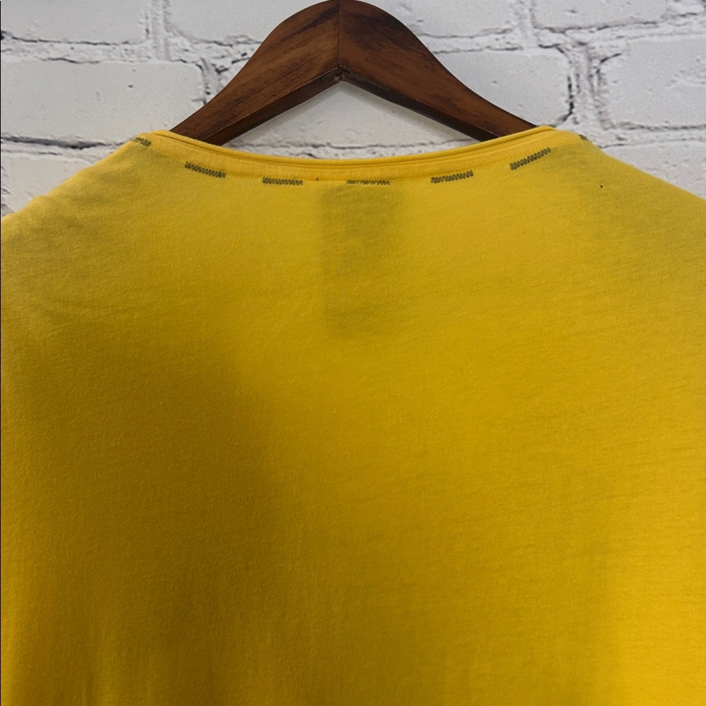 Johnny Was Bright Yellow Embroidered Top Size Medium Excellent Condition - Picture 9 of 13